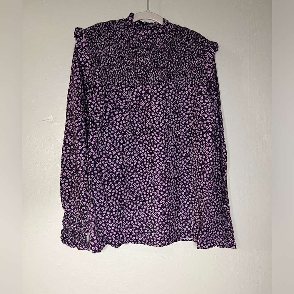 NWT Barbour midhurst floral print long sleeve high neck blouse‎ top